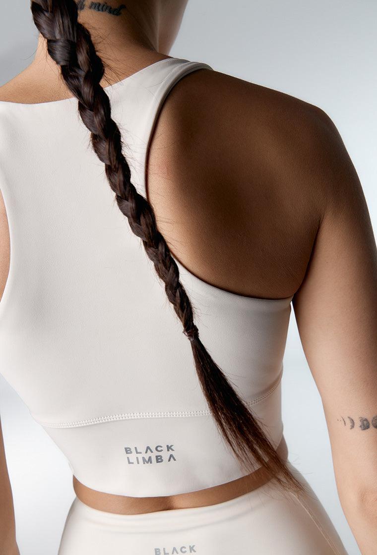 Top deportivo sujeción alta Diardi - Cream-Black Limba