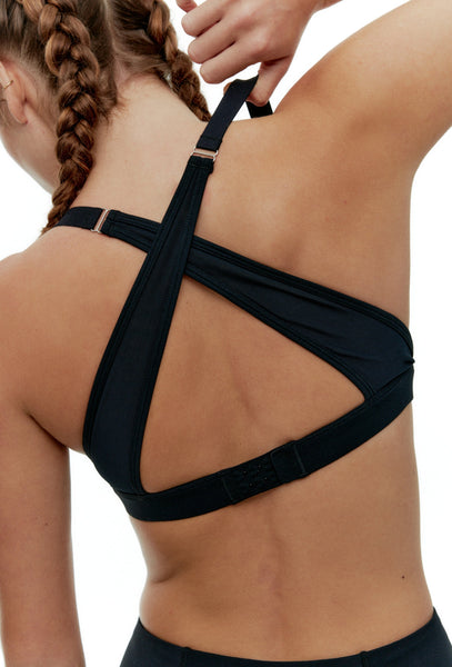 Women’s Sports Top Black Limba Skyline Mesh Black