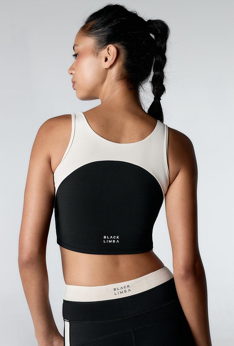 Top deportivo sujeción alta Taijitu - Black-Black Limba