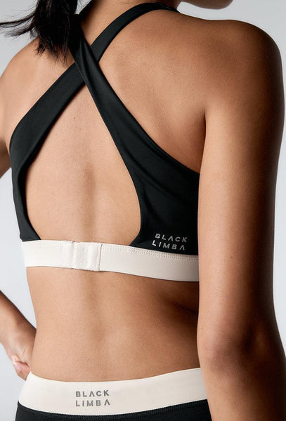 Top deportivo sujeción alta Tao - Black-Black Limba
