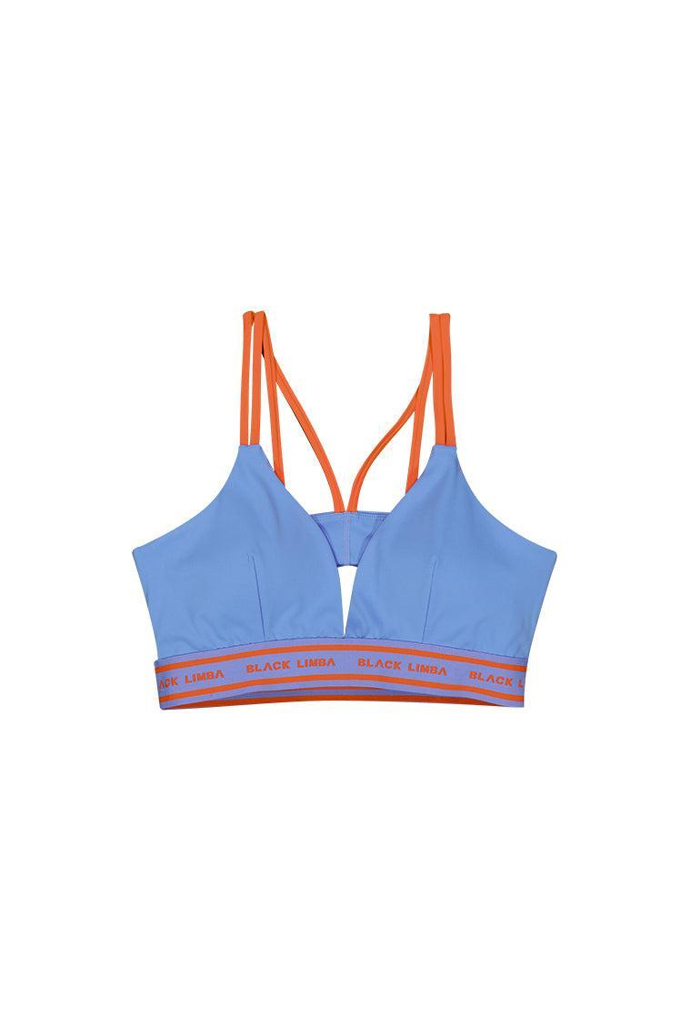 Top deportivo sujeción media Impulse - Persian jewel & Coral-Black Limba