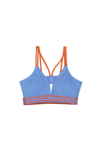 Top deportivo sujeción media Impulse - Persian jewel & Coral-Black Limba