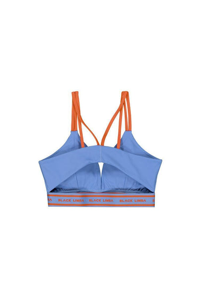 Top deportivo sujeción media Impulse - Persian jewel & Coral-Black Limba