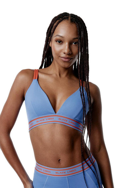 Top deportivo sujeción media Impulse - Persian jewel & Coral-Black Limba