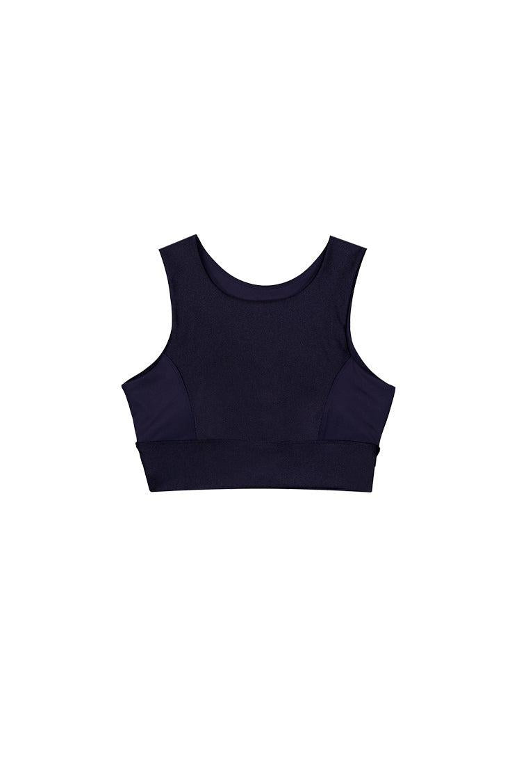 Top deportivo sujeción media LiftPower - Midnight blue-Black Limba