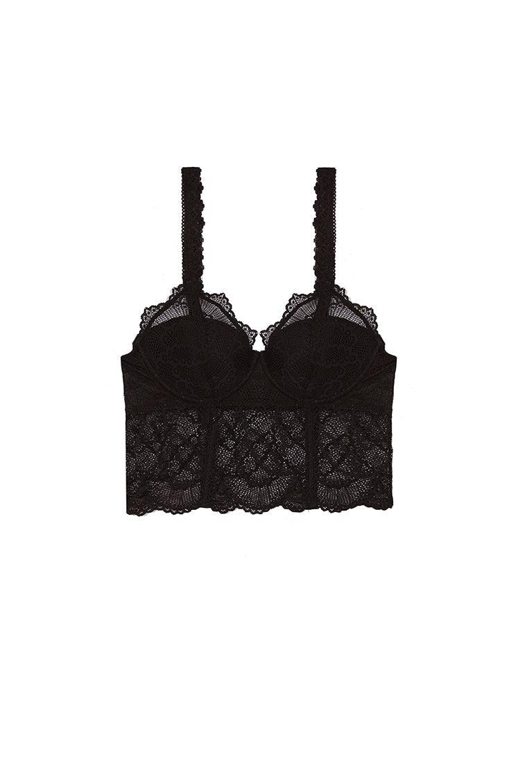 Bralette balconette Handy - Black-Black Limba